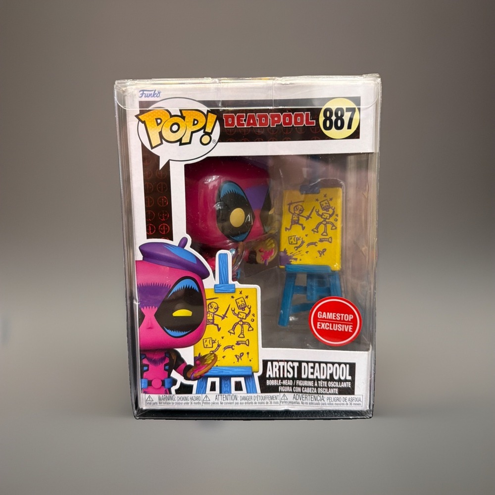 Funko Pop! Deadpool: Artist Deadpool #887 GameStop Exclusive Vinyl Figure